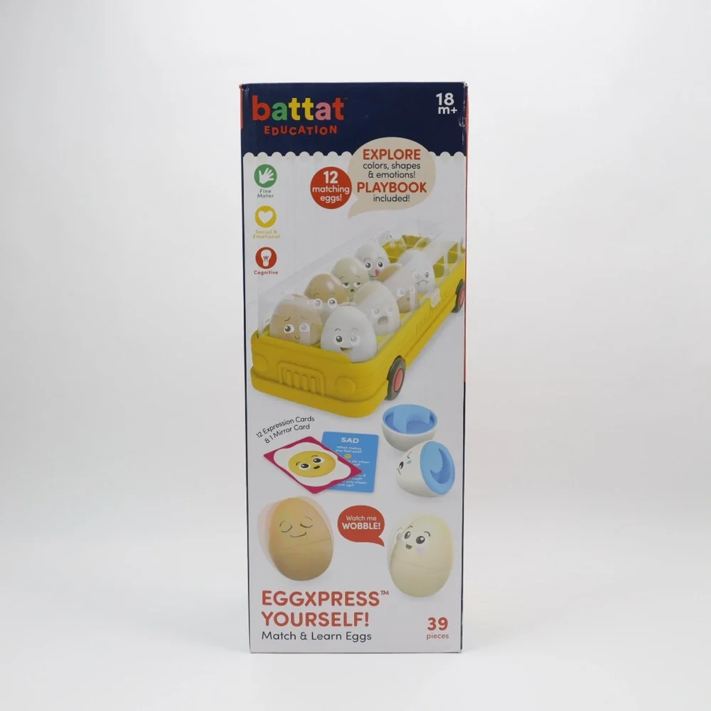 Battat Education EggXpress Yourself! Match & Learn Eggs‎ 18m+ NEW